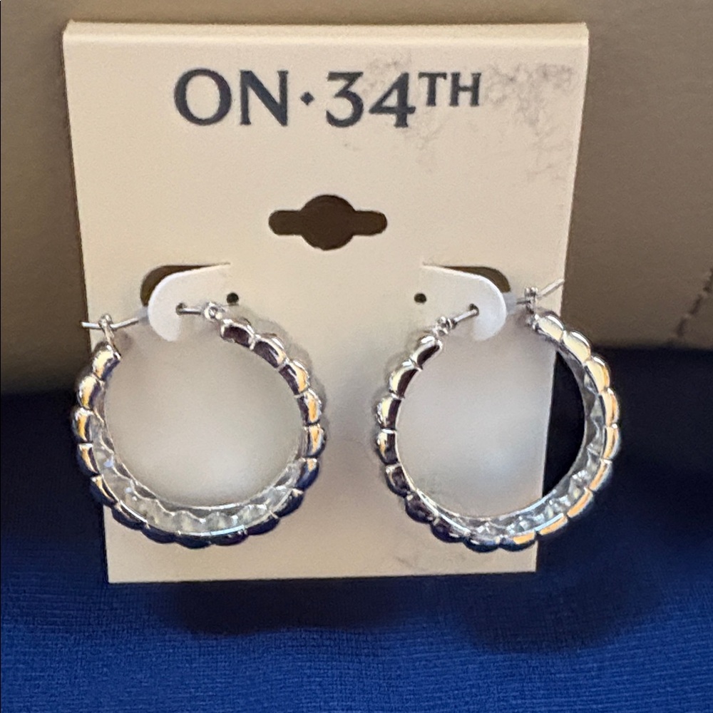 Silver hoops